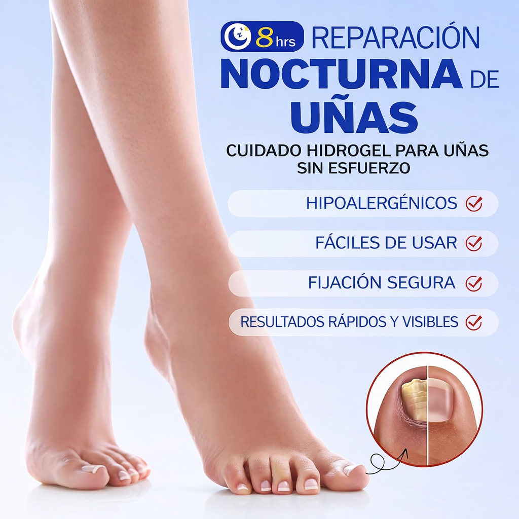 Parches Eilirah para la renovación de uñas contra hongos