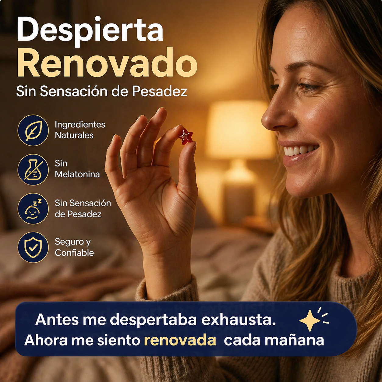 Eilirah™ - Gomitas Naturales para Dormir (Sin Melatonina)
