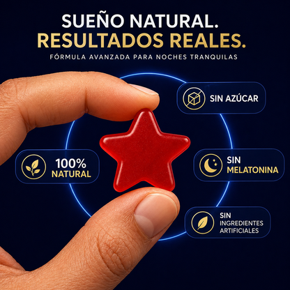 Eilirah™ - Gomitas Naturales para Dormir (Sin Melatonina)